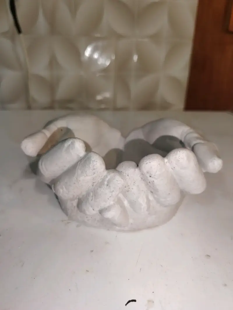 Modelo decorativo de yeso con diseño de rostr - 5