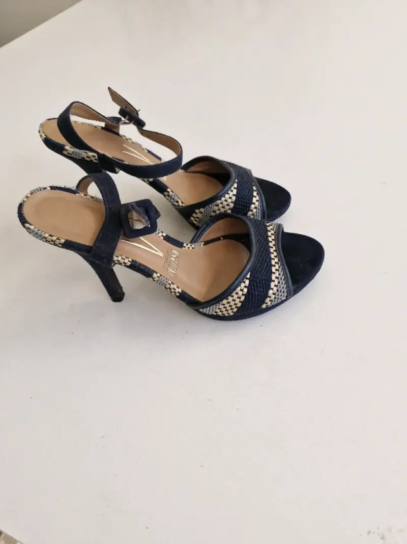 Sandalias de tacón alto azul Vizzano - 1