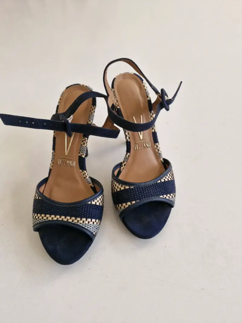 Sandalias de tacón alto azul Vizzano - 2