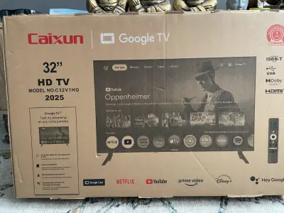 Smart TV LED 32'' HD Caixun con Google TV - miniatura 6