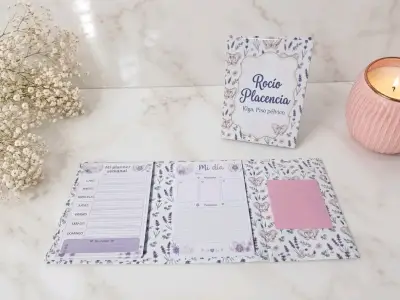 Planificador Semanal Floral Personalizado - miniatura 2