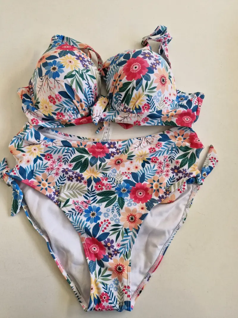Bikini floral colorido para mujer - 2