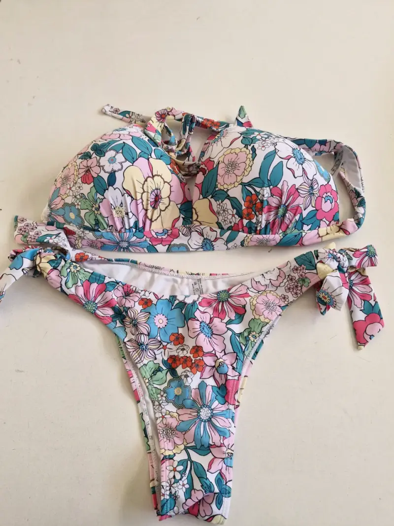 Bikini floral colorido para mujer - 2