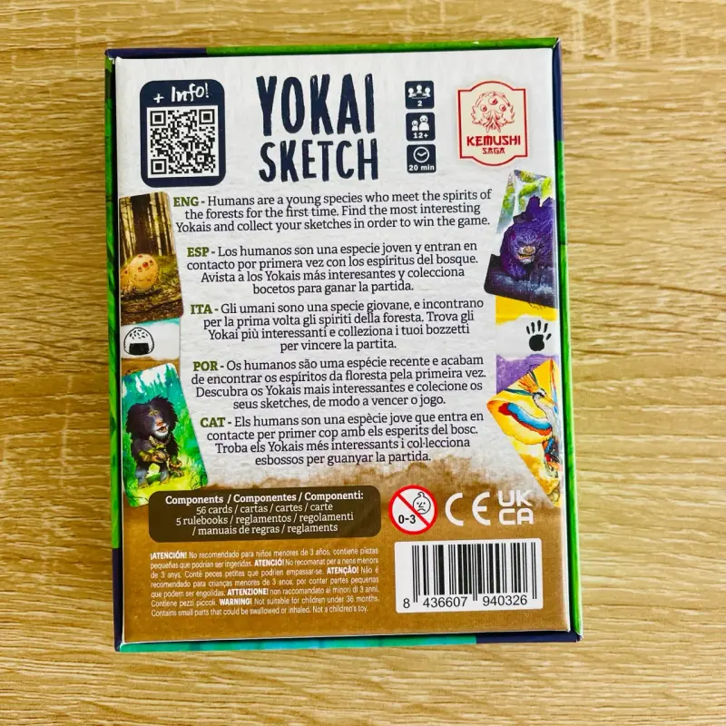 Juego de Mesa Yokai Sketch de Devir - 2