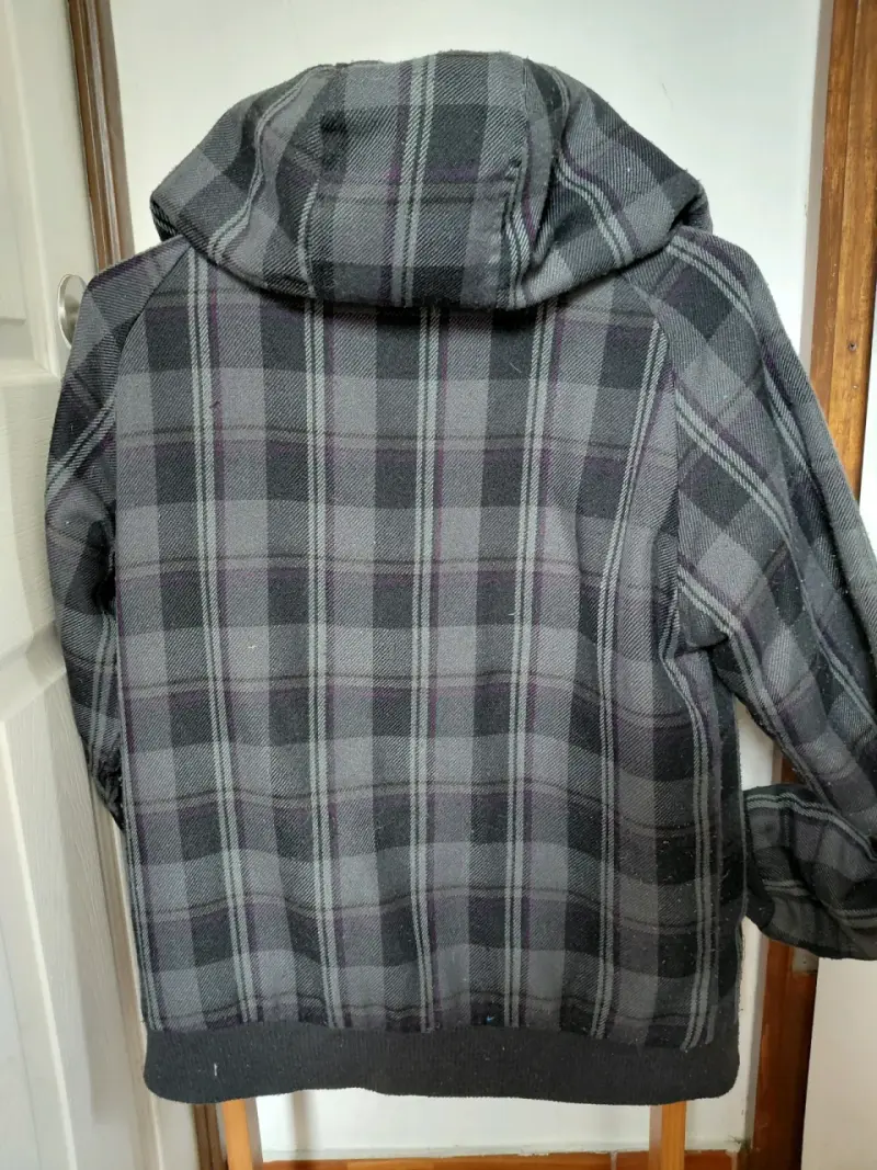 Chaqueta de cuadros con capucha Reef para hombre - 2