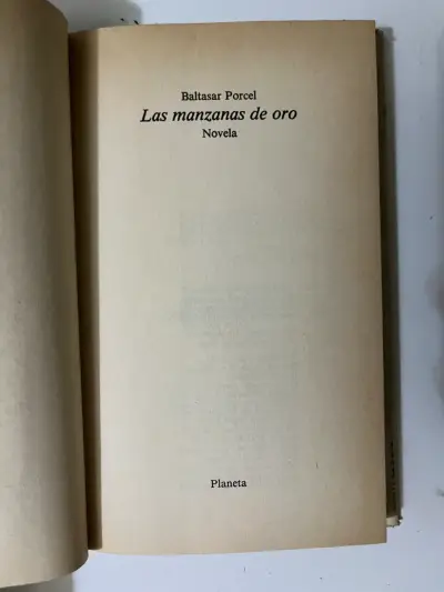 Libro 'Las manzanas de oro' de Baltasar Porcel - miniatura 2