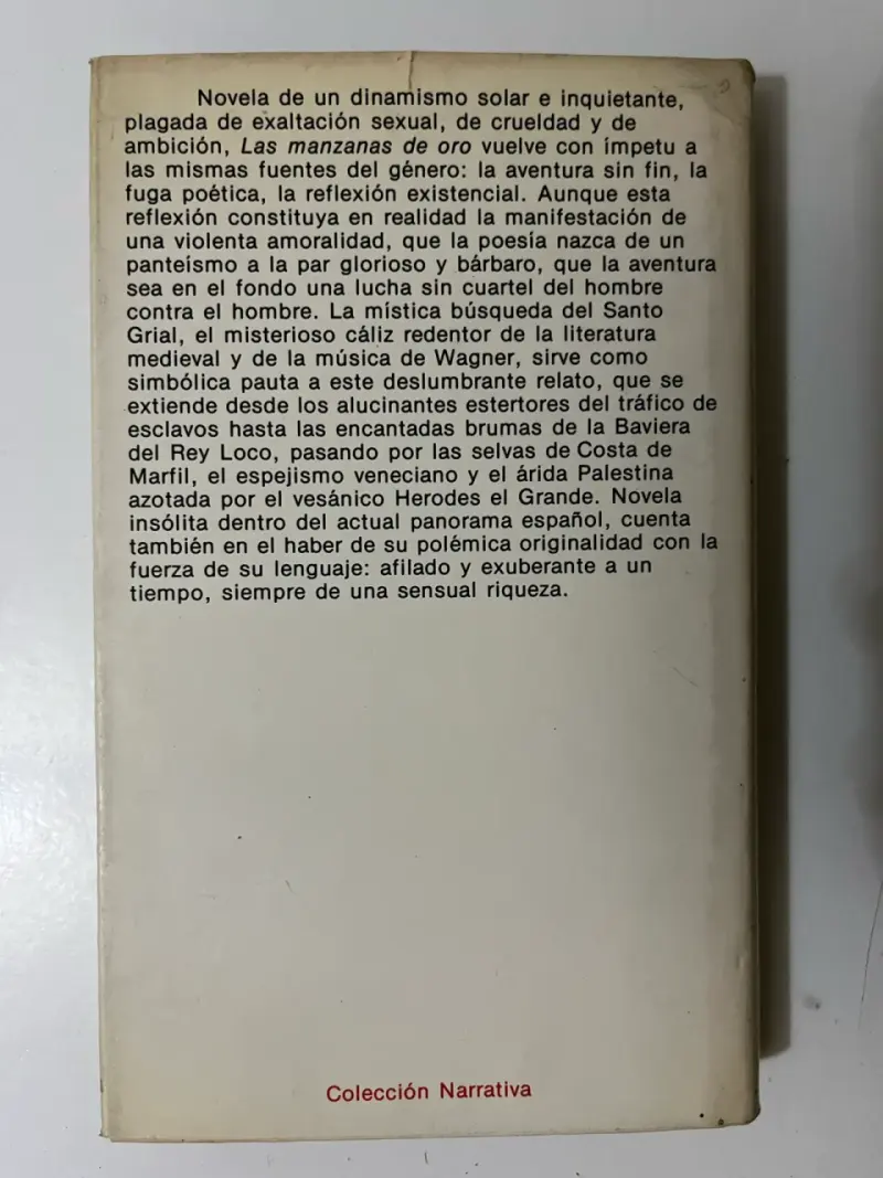 Libro 'Las manzanas de oro' de Baltasar Porcel - 3