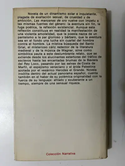 Libro 'Las manzanas de oro' de Baltasar Porcel - miniatura 3