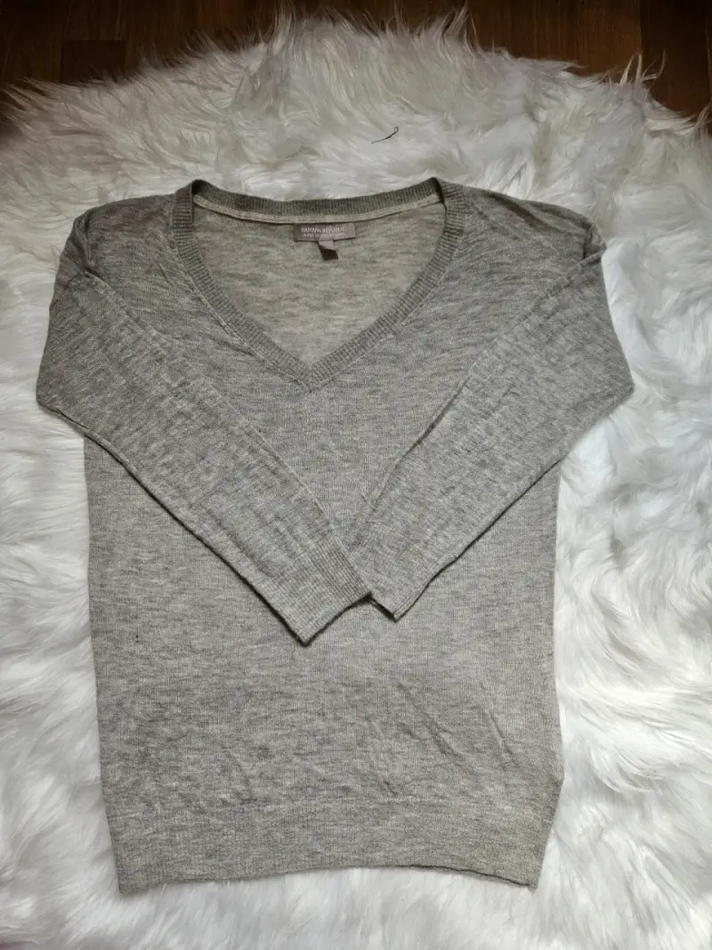 Suéter de lana gris Banana Republic - 1