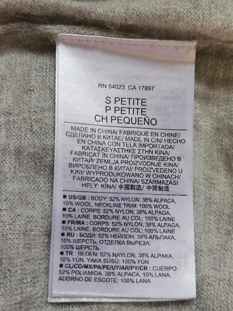 Suéter de lana gris Banana Republic - 4
