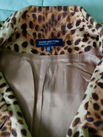 Chaqueta estampado leopardo Jones New York - miniatura 3