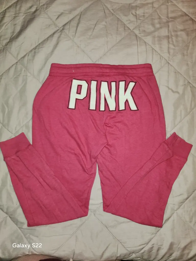 Pantalones deportivos rosados PINK para mujer - 1