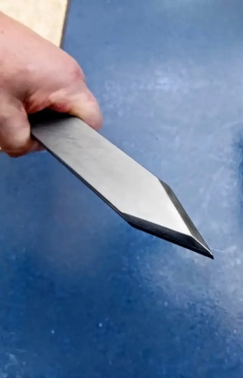 Espada forjada Asadores Tridentes - 5