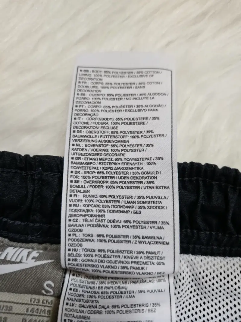 Pantalones deportivos Nike negros unisex - 5
