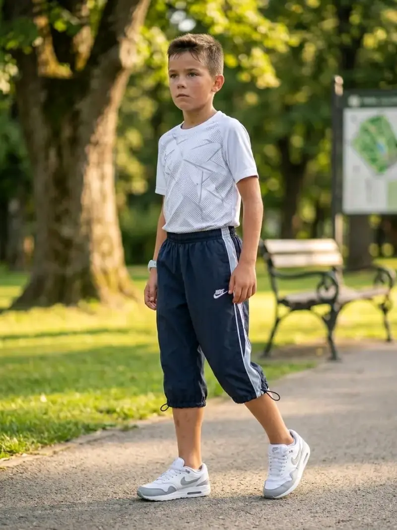 Pantalones deportivos Nike negros unisex - 6
