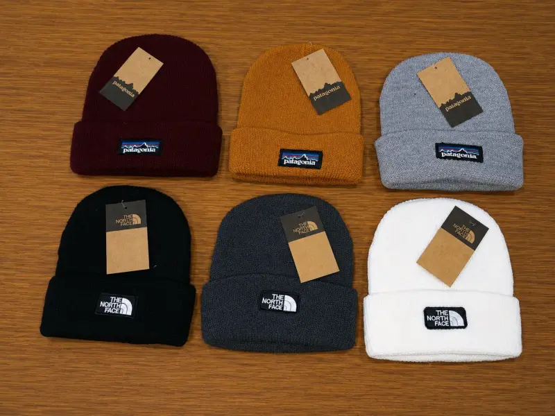 Gorros de lana Patagonia y The North Face