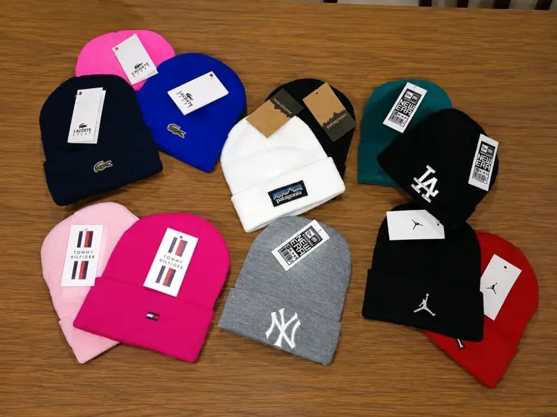 Gorros de lana de marcas variadas