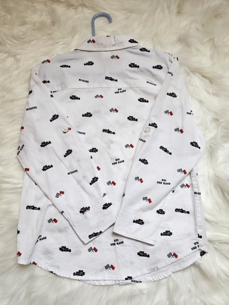 Camisa de niño estampada de autos - 3