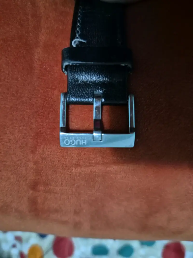 Reloj Hugo Boss azul con correa de cuero - 3