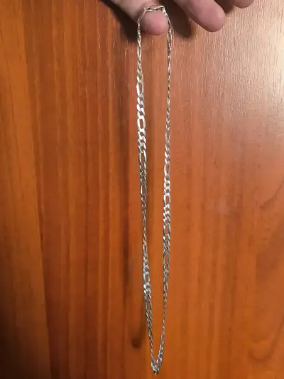 Cadena de plata estilo Figaro - miniatura 2