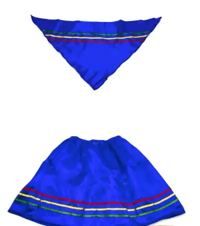 Conjunto baile nortino niña 5/6, 7/9, 10/12. - miniatura 1