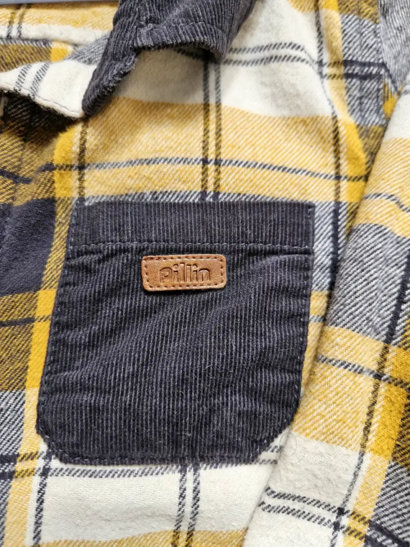 Camisa de franela a cuadros para niño Pillin - 2