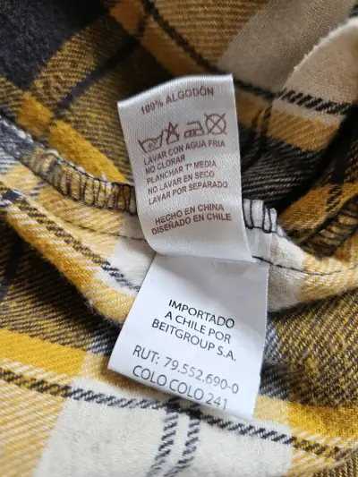 Camisa de franela a cuadros para niño Pillin - miniatura 6
