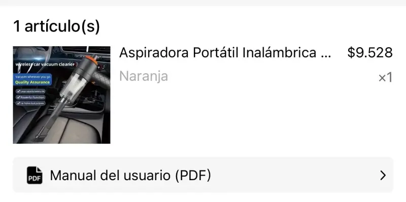 Aspiradora de Mano - 6