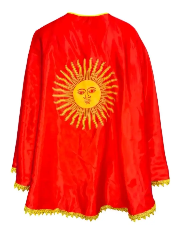Capa baile diablada + máscara adulto - 1