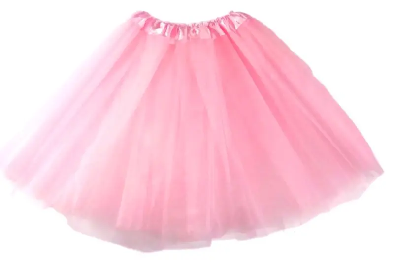 Falda tutú de tul colores para niñas - 1