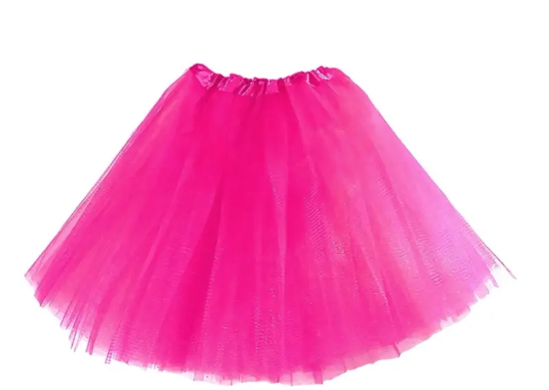 Falda tutú de tul colores para niñas - 2