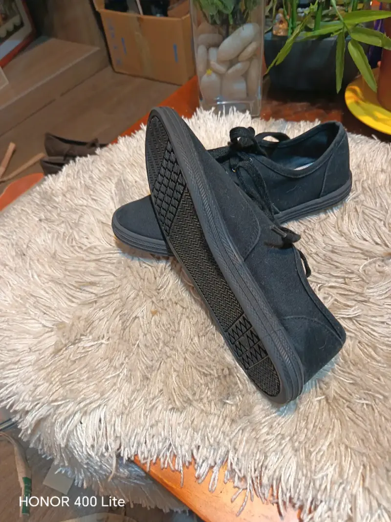 Zapatillas negras casuales para hombre - 3