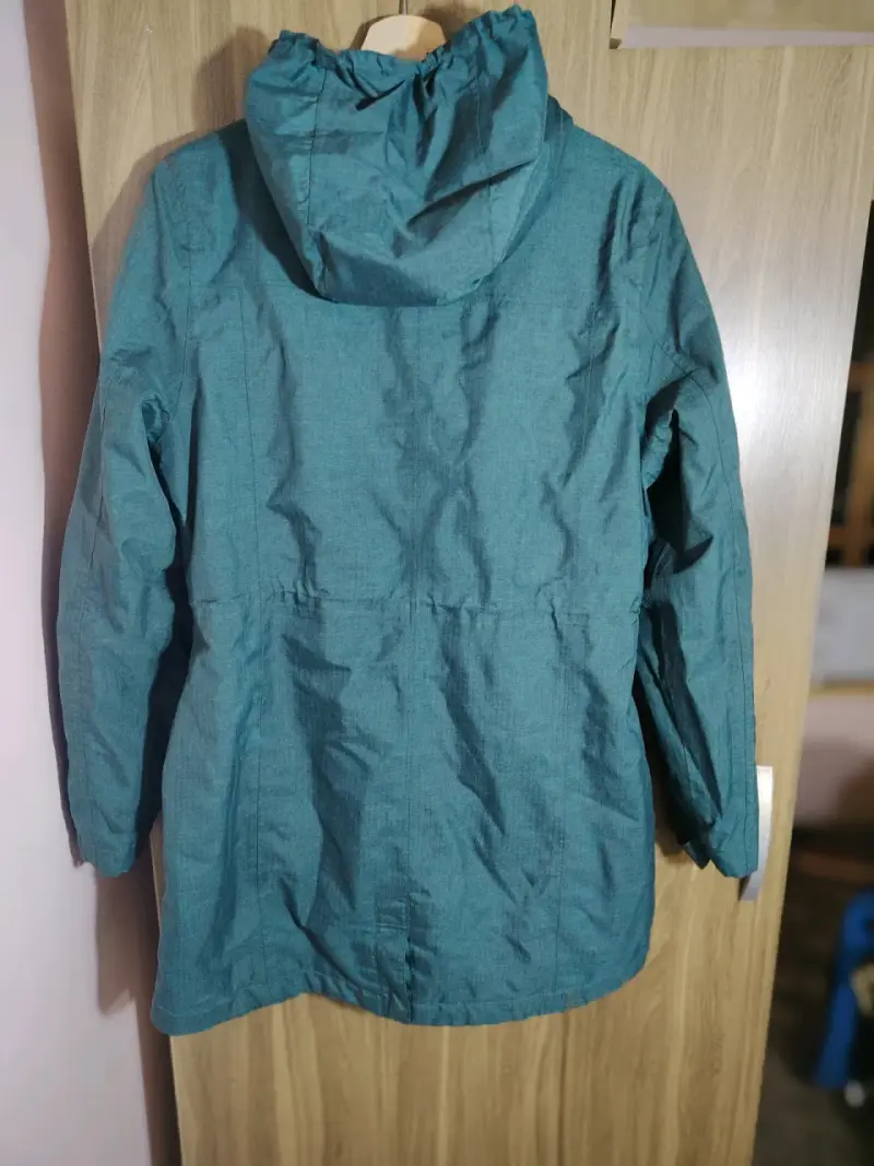 Parka verde mujer Geo Graphy con capucha - 2
