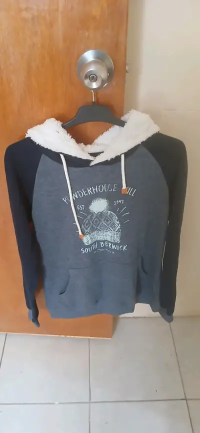 Polerón con capucha Mormaii gris y azul - miniatura 1