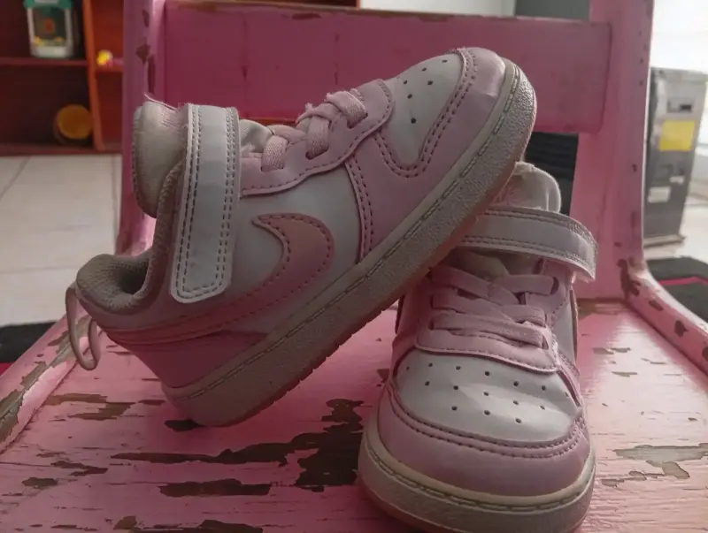 Zapatillas Nike court borouh low recraft rosadas - 1
