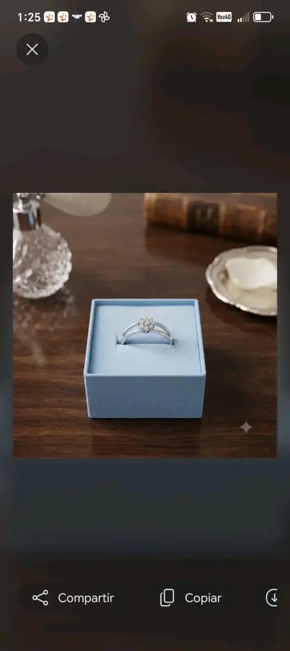 Anillo de plata con amatista y detalles brillantes - 2