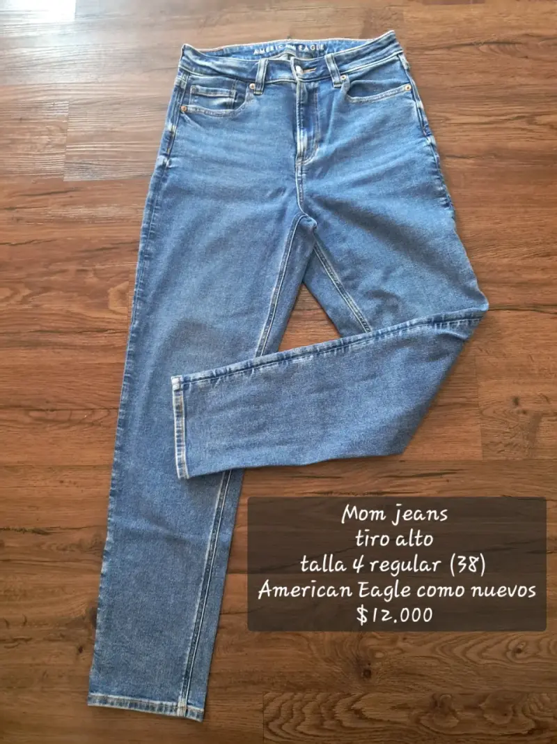 Jeans Mom y Boyfriend American Eagle Talla 38 - 1