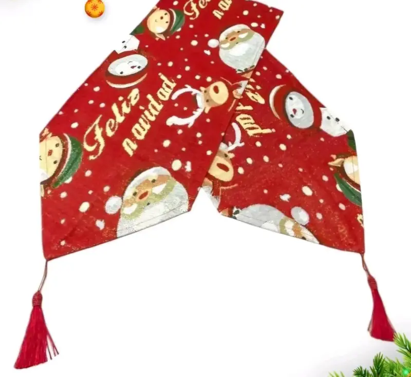 Set navidad, Camino de mesa y pie de árbol. - 1