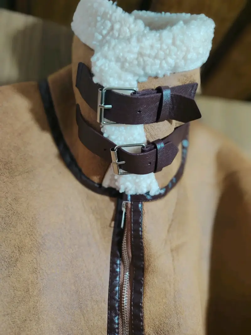 Chaqueta de aviador con forro de lana sintética - 2