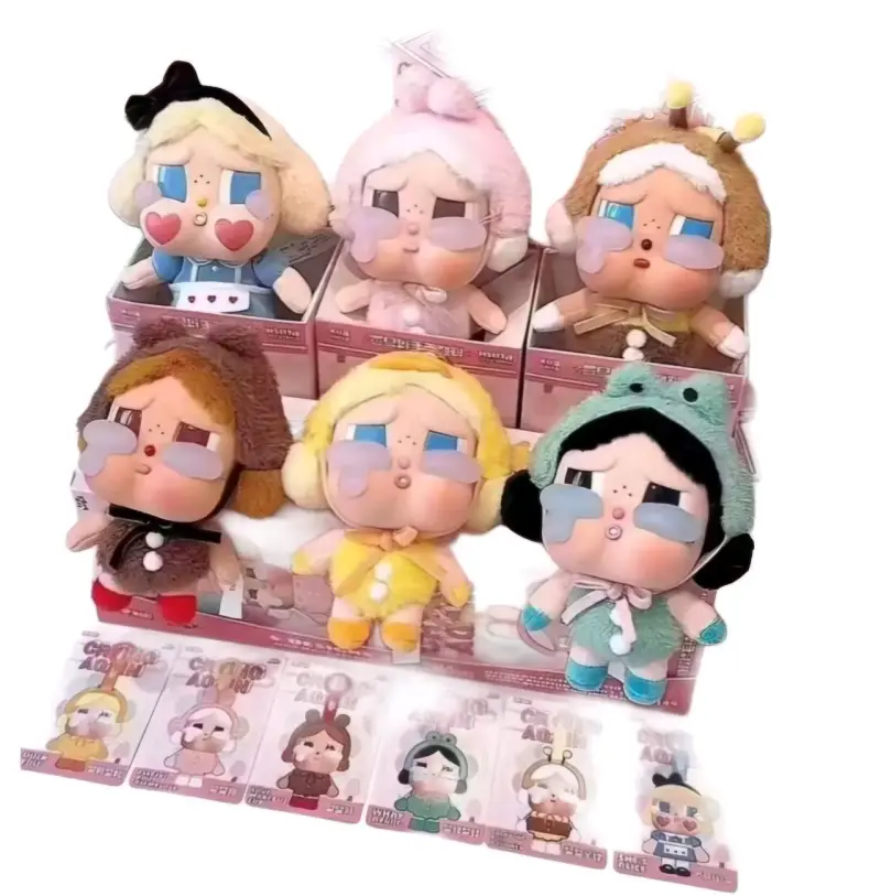 Set de 6 Muñecos de Peluche Llorones con Disfraces