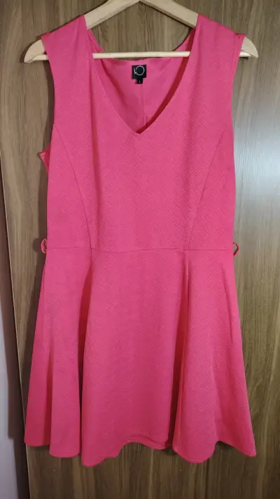 Vestido sin mangas rosa talla L - miniatura 2