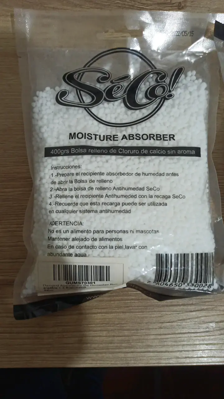 Absorbente de Humedad SeCo 400g sin Aroma