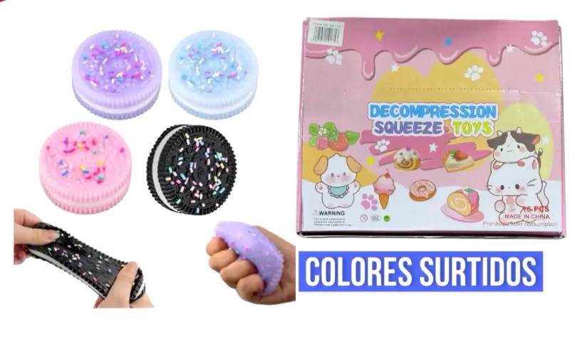 Set de 3 juguetes antiestrés colores surtidos - 3