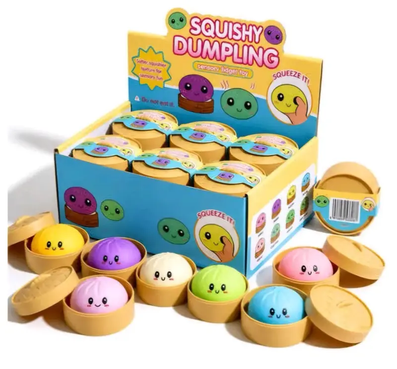 Juguete antiestrés Squishy Dumpling colores variados