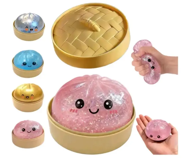 Juguete antiestrés squishy con carita kawaii