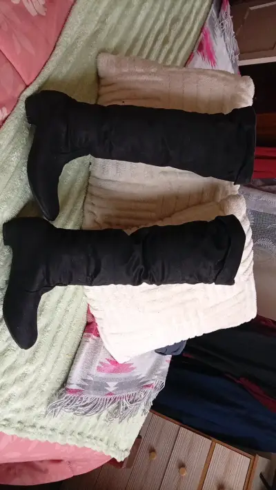 Botas negras altas Lawrence talla 41 - miniatura 1