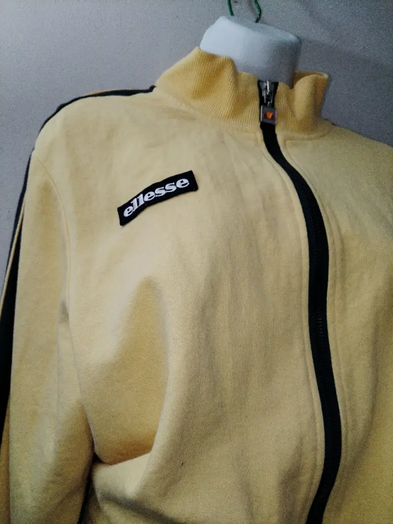 Chaqueta deportiva amarilla Ellesse con cierre - 2