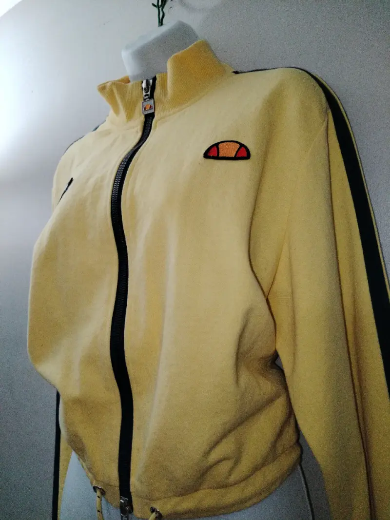 Chaqueta deportiva amarilla Ellesse con cierre - 3
