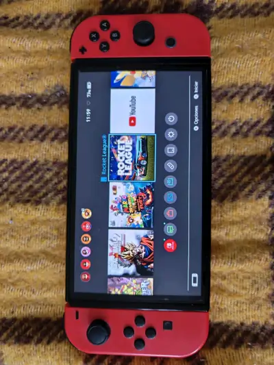 Nintendo Switch OLED Edición Mario rojo - miniatura 4