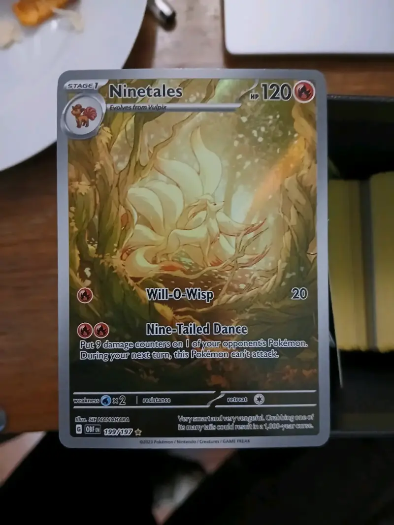 Carta Pokémon Ninetales